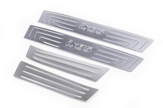 Sill Carmos V1 (4 pieces, stainless steel) for Hyundai IX-35 2010-2015 - Reelken Auto