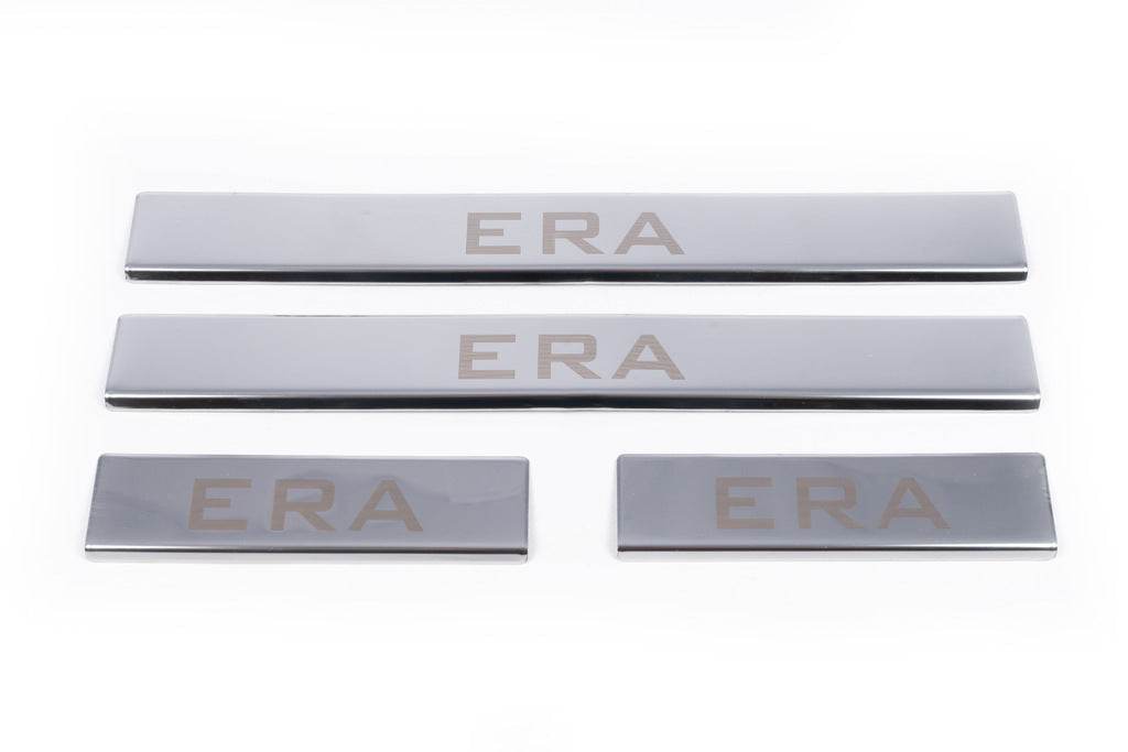 Sill Carmos V2 (4 pieces, stainless.) for Hyundai Accent 2006-2010 - Reelken Auto