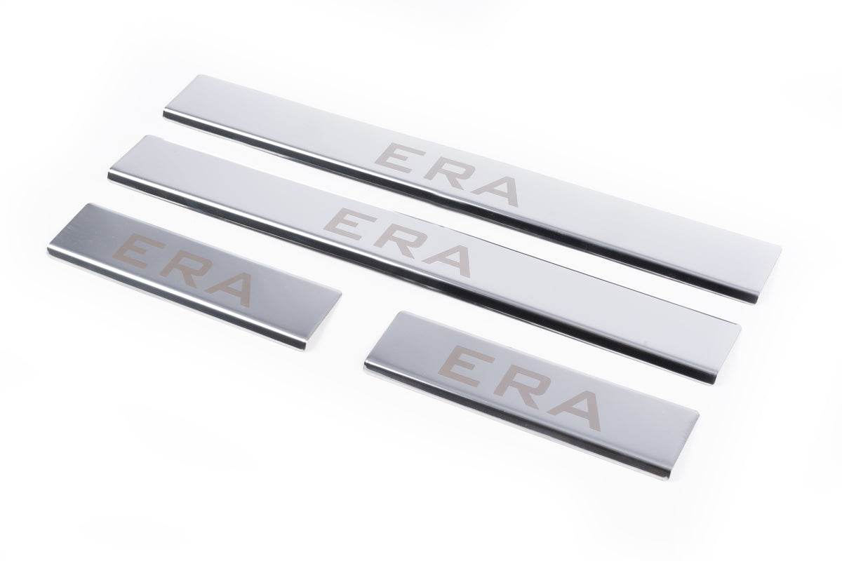 Sill Carmos V2 (4 pieces, stainless.) for Hyundai Accent 2006-2010 - Reelken Auto