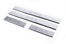 Stainless Steel Door Sill Protectors Carmos V2 (4 pcs) for Hyundai Accent 2006-2010 - image 1