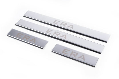 Sill Carmos V2 (4 pieces, stainless.) for Hyundai Accent 2006-2010 - Reelken Auto