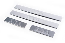 Stainless Steel Door Sill Protectors Carmos V1 (4 pcs) for Hyundai Accent 2006-2010 - image 1