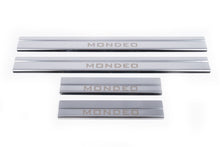 Carmos Door Sill Protectors (4 pcs, Stainless Steel) for Ford Mondeo 2000-2007 - image 2