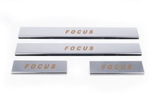 Door Sill Protectors Carmos V1 (4 pcs, Stainless Steel) for Ford Focus I 1998-2005 - image 2