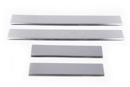 Door sills Carmos (4 pieces, stainless.) for Land Rover Discovery III - Reelken Auto