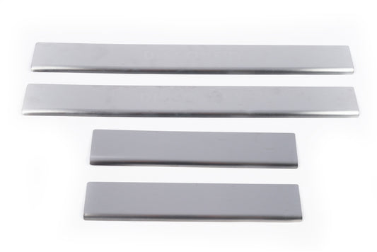 Carmos Door Sill Protectors (4 pcs, Stainless Steel) for Land Rover Discovery III 2004-2009 - image 2