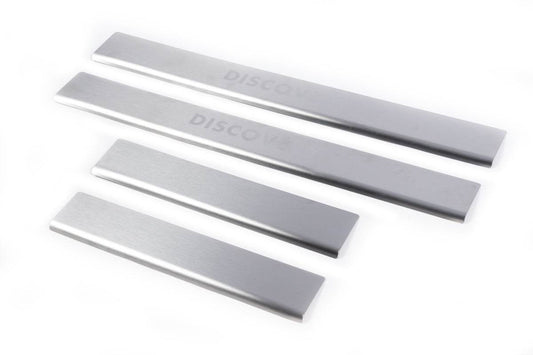 Door sills Carmos (4 pieces, stainless.) for Land Rover Discovery III - Reelken Auto