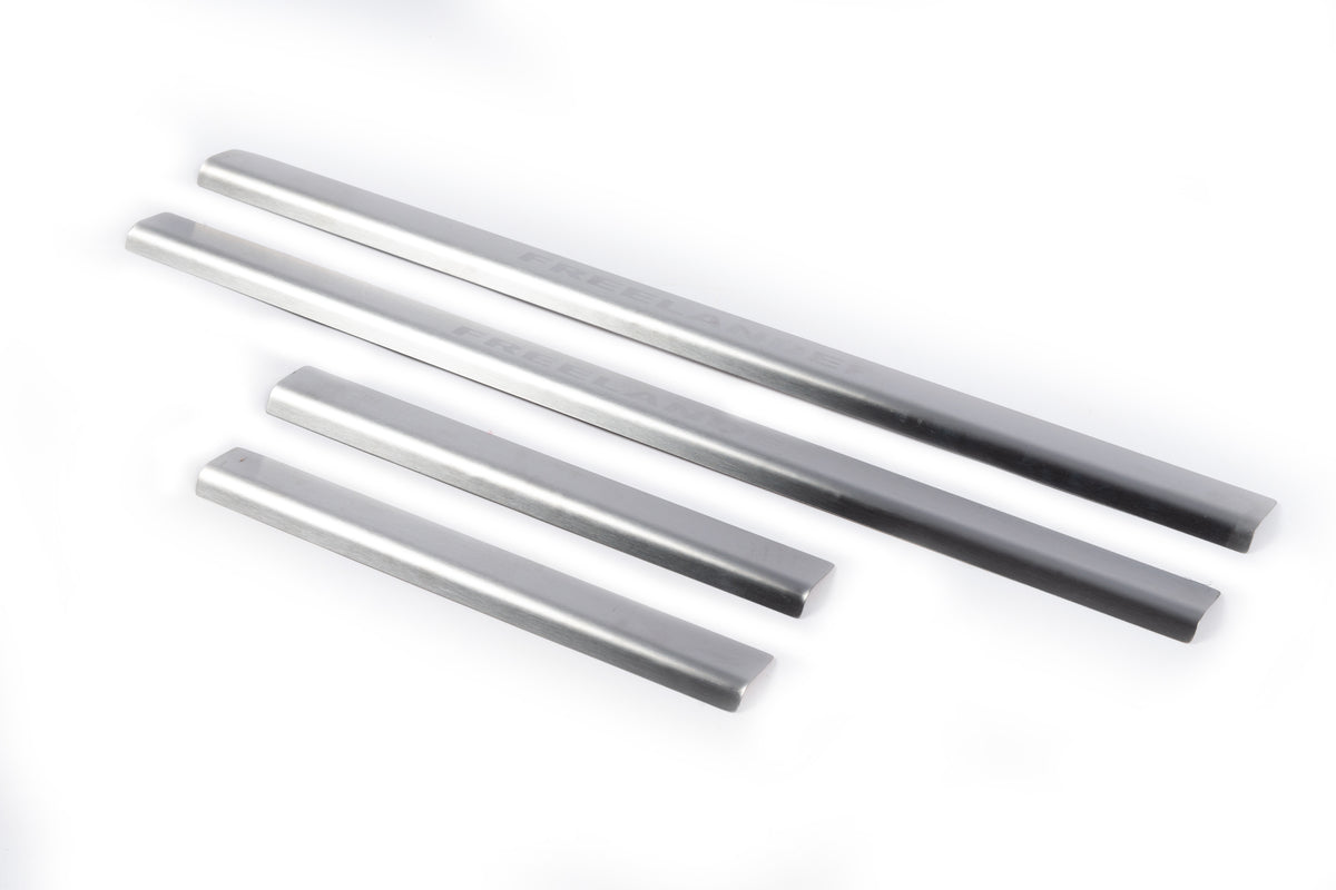 Carmos Stainless Steel Door Sill Protectors (4 pcs) for Land Rover Freelander II 2006-2014 - image 1