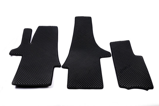 EVA Floor Mats (black, front, for 1+1) for Volkswagen T5 Transporter 2003-2010 - image 2