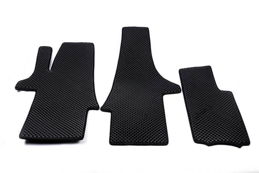 EVA floor mats (black, front, for 1+1) for Volkswagen T5 Multivan 2003-2010 - Reelken Auto