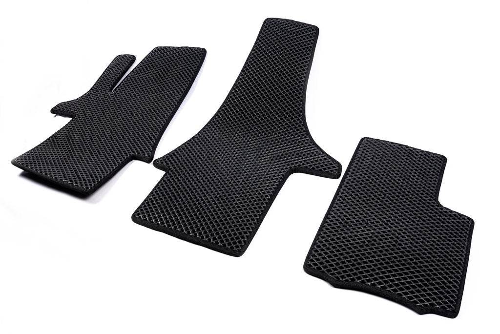 EVA floor mats (black, front, for 1+1) for Volkswagen T5 2010-2015 - Reelken Auto