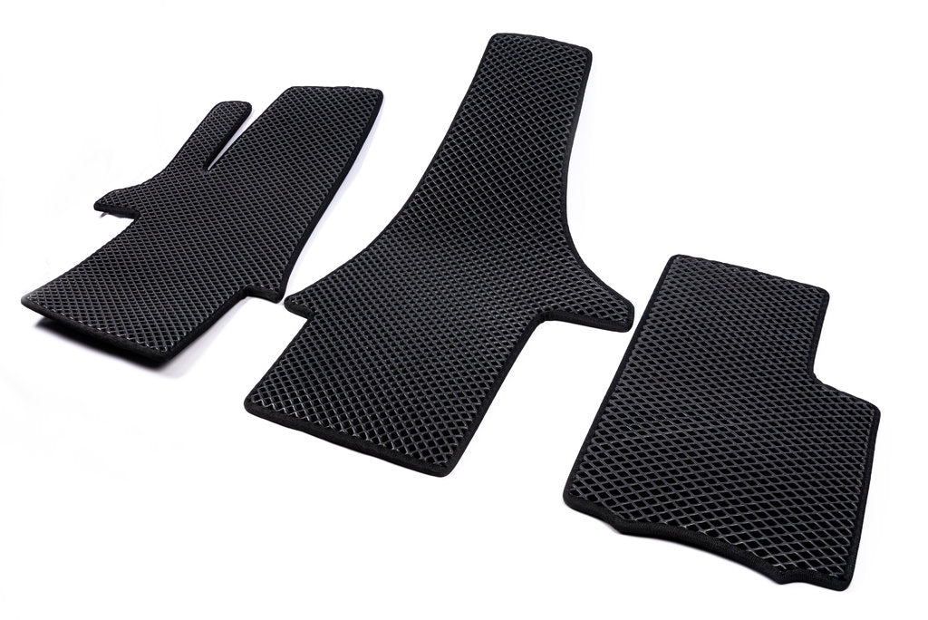EVA Floor Mats (black, front, for 1+1) for Volkswagen T5 Transporter 2003-2010 - image 3