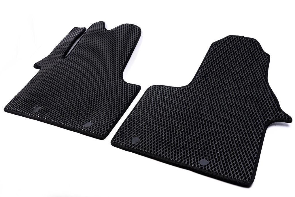 Floor mats (2 pcs, EVA, black) for Opel Vivaro 2015-2019 - image 6
