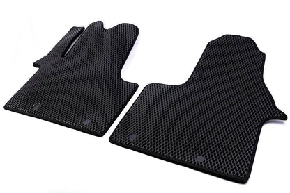 Floor mats (2 pcs, EVA, black) for Renault Trafic 2015↗ - Reelken Auto