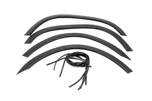 The pads on the arches (1995-2003, 4 pieces, black, ABS) for Citroen Jumpy 1996-2007 - Reelken Auto