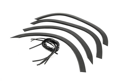 The pads on the arches (1995-2003, 4 pieces, black, ABS) for Fiat Scudo 1996-2007 - Reelken Auto