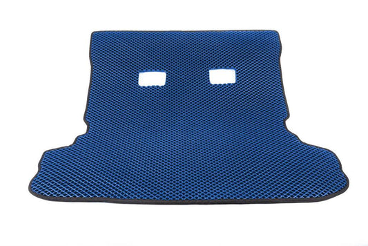 Trunk mat (EVA, Blue) for Mitsubishi Pajero Wagon IV - Reelken Auto