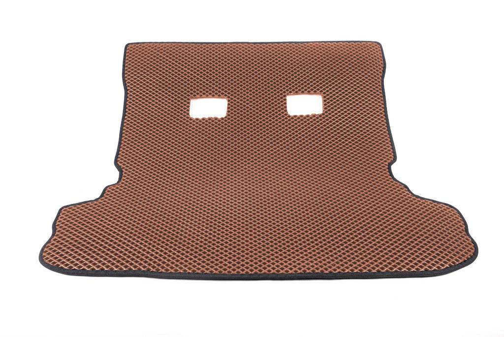 Trunk mat (EVA, Brown) for Mitsubishi Pajero Wagon IV - Reelken Auto