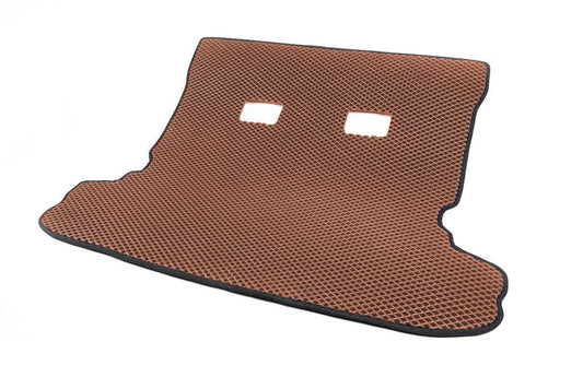 Trunk mat (EVA, Brown) for Mitsubishi Pajero Wagon IV - Reelken Auto