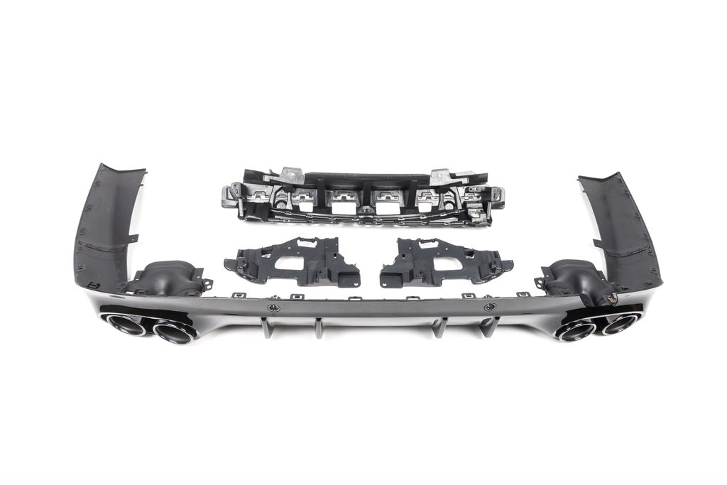 Rear diffuser with exhaust tips (GT53 Design) for Mercedes CLS C257 2018- - image 2