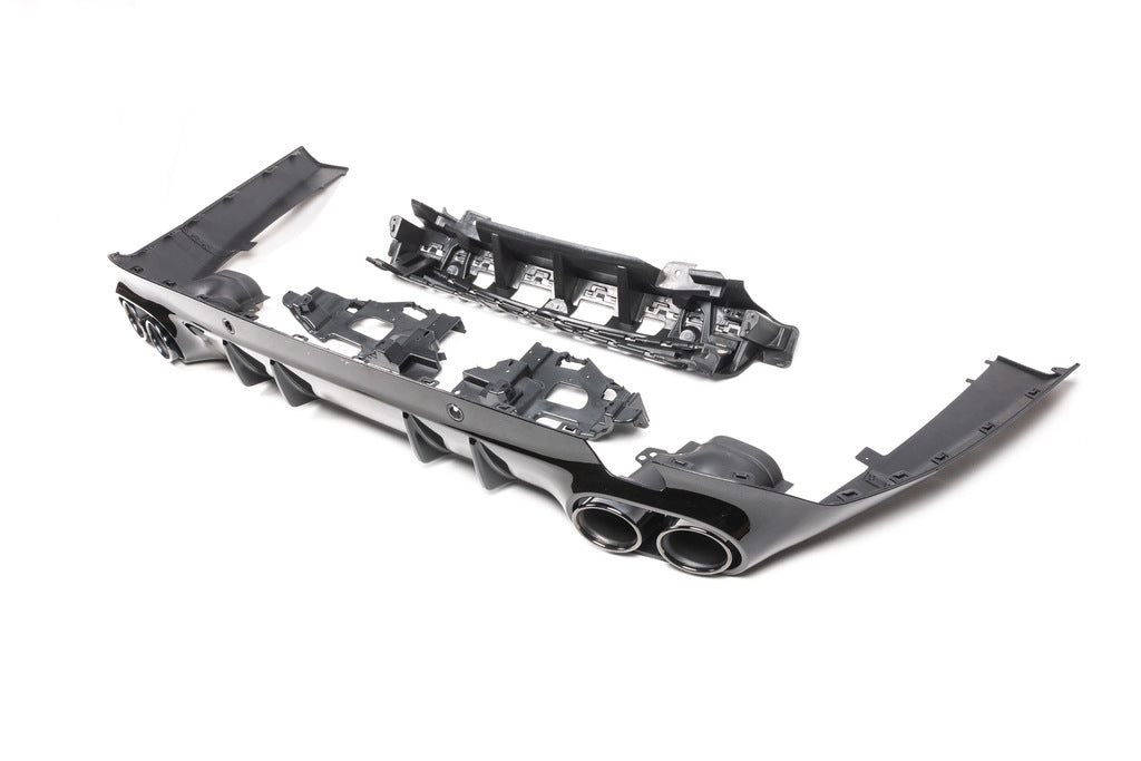 Rear diffuser with exhaust tips (GT53 Design) for Mercedes CLS C257 2018- - image 4