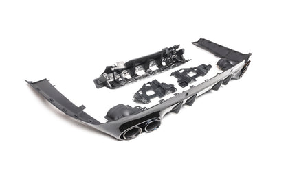 Rear diffuser with exhaust tips (GT53 Design) for Mercedes CLS C257 2018- - image 5