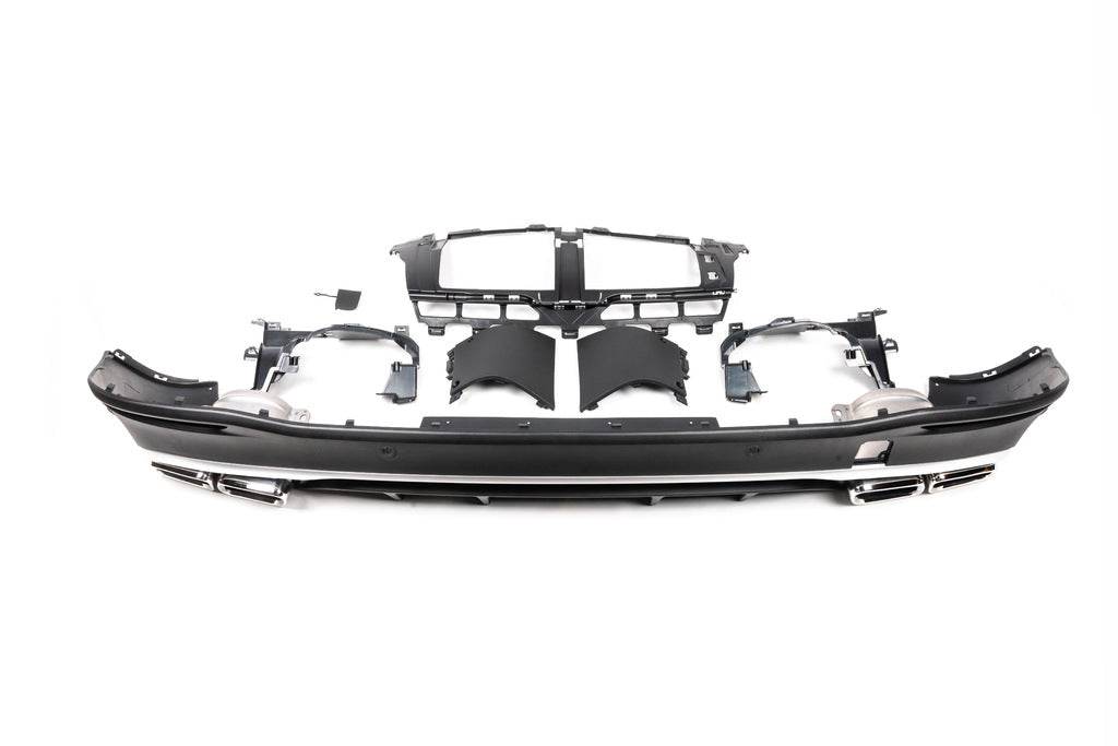 GLE63 AMG rear diffuser (with chrome nozzles) for Mercedes GLE W167 - Reelken Auto
