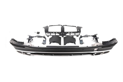 GLE63 AMG rear diffuser (with chrome nozzles) for Mercedes GLE W167 - Reelken Auto