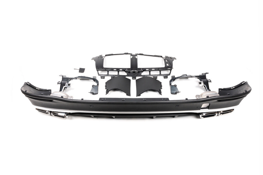 GLS63 AMG rear diffuser (with Chrome inserts) for Mercedes GLS X167 - image 4
