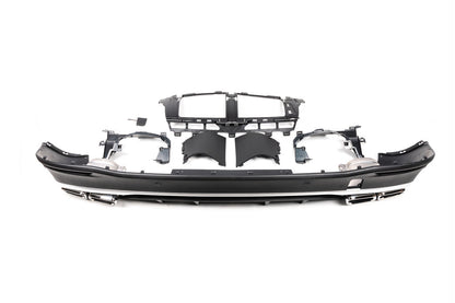 GLS63 AMG rear diffuser (with Chrome inserts) for Mercedes GLS X167 - image 4