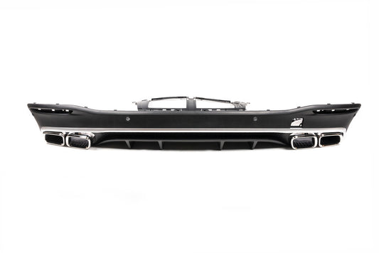 GLS63 AMG rear diffuser (with Chrome inserts) for Mercedes GLS X167 - image 1