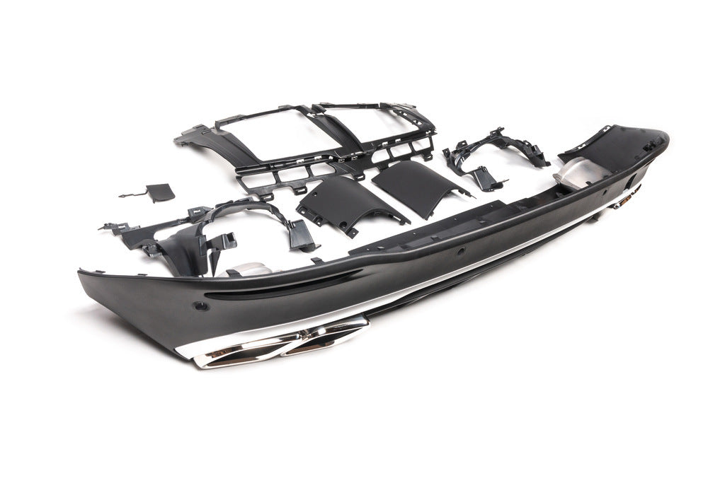 GLS63 AMG rear diffuser (with Chrome inserts) for Mercedes GLS X167 - image 6