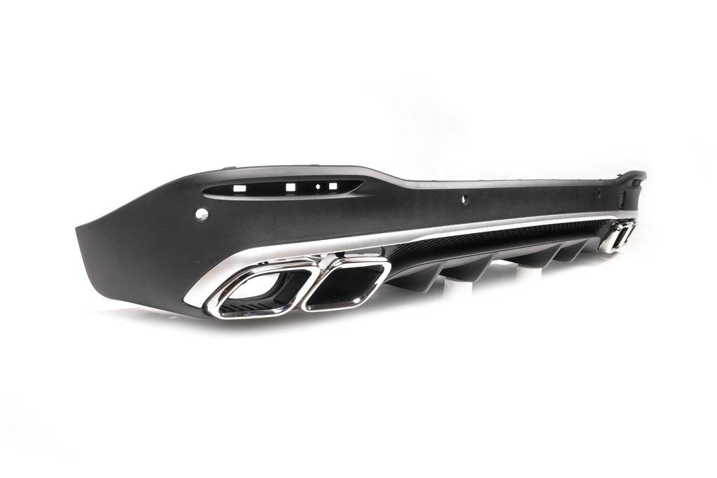 GLE63 AMG rear diffuser (with chrome nozzles) for Mercedes GLE W167 - Reelken Auto