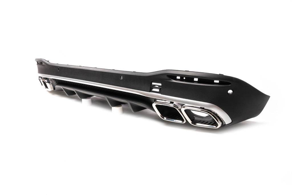GLE63 AMG rear diffuser (with chrome nozzles) for Mercedes GLE W167 - Reelken Auto