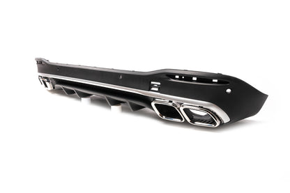 GLS63 AMG rear diffuser (with Chrome inserts) for Mercedes GLS X167 - image 2