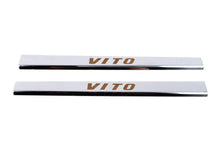 Door Sill Covers Vip-Style (2 pcs, Stainless Steel) for Mercedes Vito W638 1996-2003 - image 2