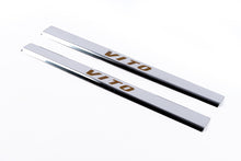 Door Sill Covers Vip-Style (2 pcs, Stainless Steel) for Mercedes Vito W638 1996-2003 - image 1