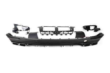 Rear diffuser with exhaust tips BlackEdition (GLS63 design) for Mercedes GLS X167 2019- - image 8