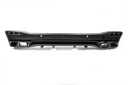 Rear diffuser with exhaust tips BlackEdition (GLS63 design) for Mercedes GLS X167 2019- - image 3