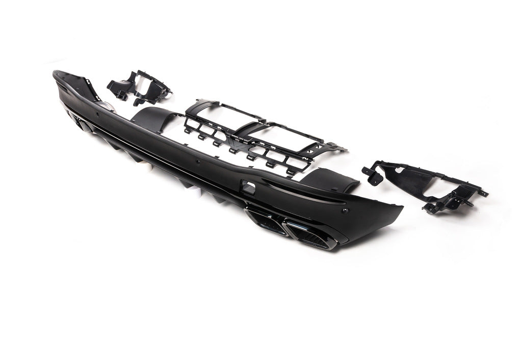 Rear Diffuser GLE63 AMG (with Black Tips) for Mercedes GLE W167 2018- - image 7