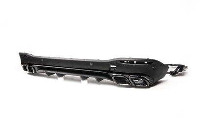 Rear diffuser with exhaust tips BlackEdition (GLS63 design) for Mercedes GLS X167 2019- - image 5