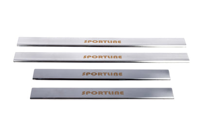 Door Sill Protectors SportLine (4 pcs, Stainless Steel) for Mercedes E-сlass W124 1984-1997 - image 2