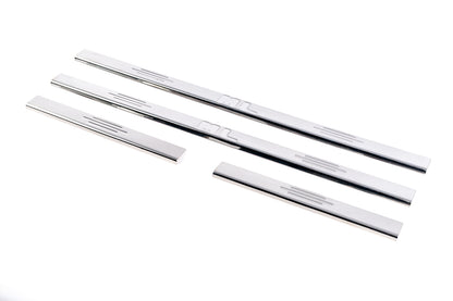 Stainless Steel Door Sill Protectors (Carmos, 4 pcs) for Mercedes ML W163 1997-2005 - image 1
