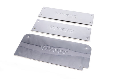 Interior door sill protectors stainless steel for Opel Vivaro 2001-2015 - image 1