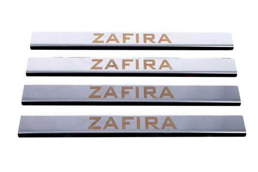 Sill Carmos V1 (4 pieces, stainless.) for Opel Zafira B 2005-2011 - Reelken Auto