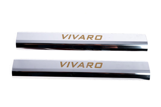 Door Sill Covers VIP-Style (2 pcs, Stainless Steel) for Opel Vivaro 2001-2015 - image 2