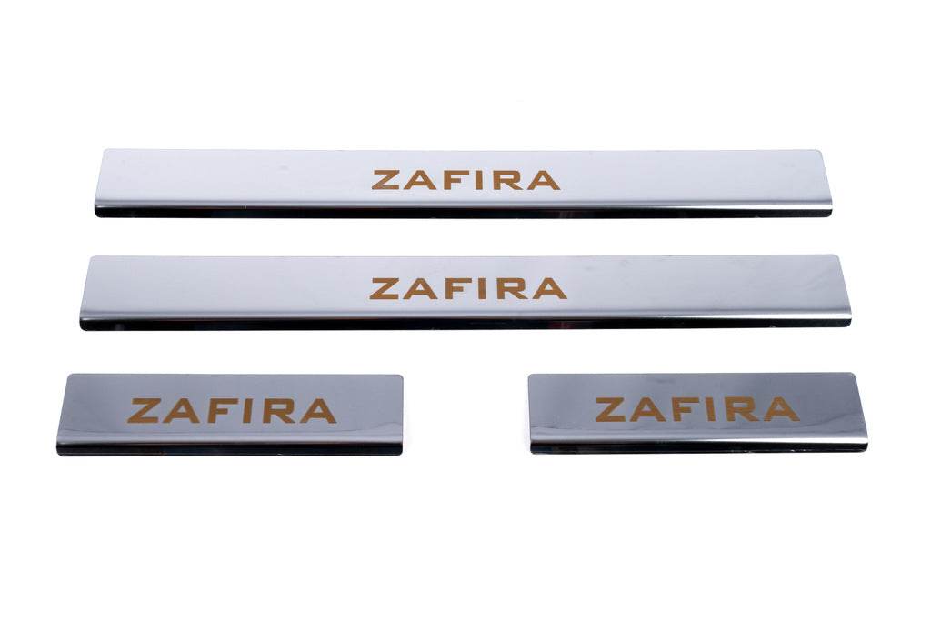 Sill Carmos (4-piece, stainless steel.) for Opel Zafira C Tourer 2011-2019 - Reelken Auto