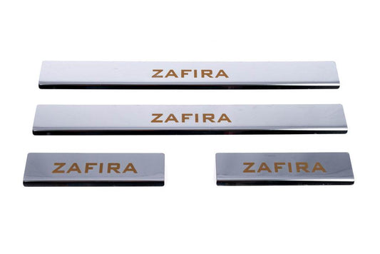Sill Carmos (4-piece, stainless steel.) for Opel Zafira C Tourer 2011-2019 - Reelken Auto