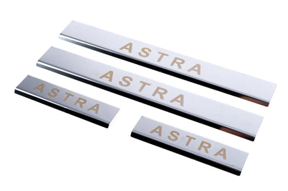 Door Sill Protectors Carmos V1 (4 pcs, Stainless Steel) for Opel Astra H 2004-2013 - image 5