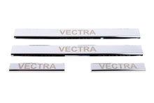 Door Sill Protectors (Carmos, 4 pcs, Stainless Steel) for Opel Vectra C 2002-2008 - image 2